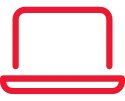 Laptop Icon Rot