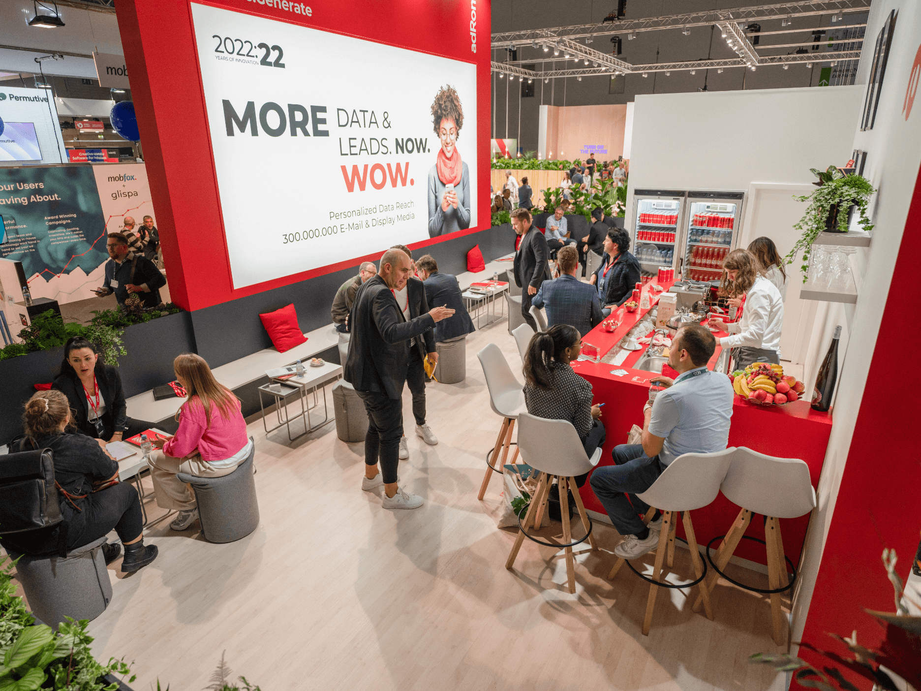 adRom Messestand DMEXCO innen